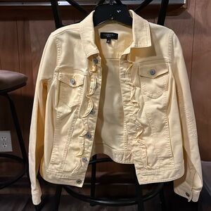 Talbots Yellow Jean Jacket
